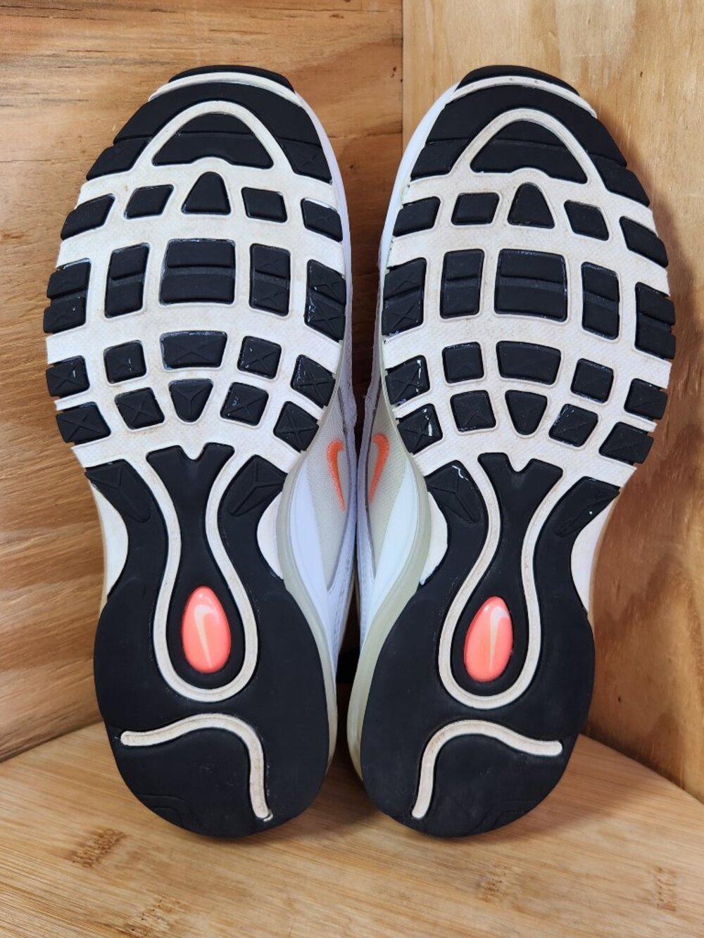 Nike Air Max 97 Womens White Running Shoes Sneakers Size 8.5 - Picture 9 of 10